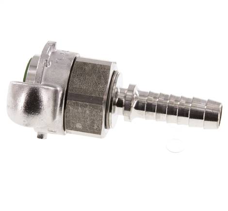 Acero inoxidable DN 10 DIN 3238 Acoplamiento de garras giratorias 13 mm (1/2'') Lengüeta de manguera
