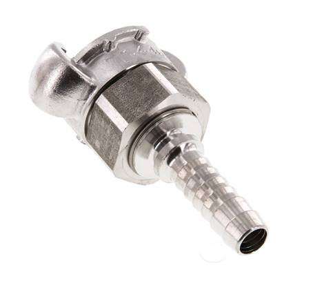 Acero inoxidable DN 10 DIN 3238 Acoplamiento de garras giratorias 13 mm (1/2'') Lengüeta de manguera