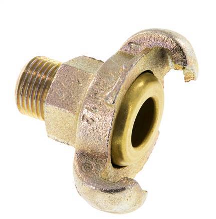 Hierro fundido DN 11 DIN 3489 Acoplamiento de garras giratorias G 1/2'' Macho
