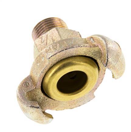 Hierro fundido DN 11 DIN 3489 Acoplamiento de garras giratorias G 1/2'' Macho