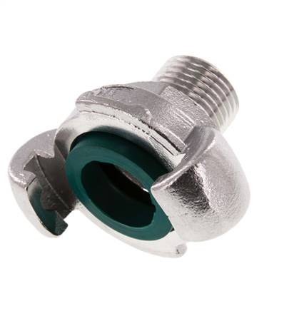 Acero inoxidable DN 14 DIN 3489 Acoplamiento de garras giratorias G 1/2'' Macho