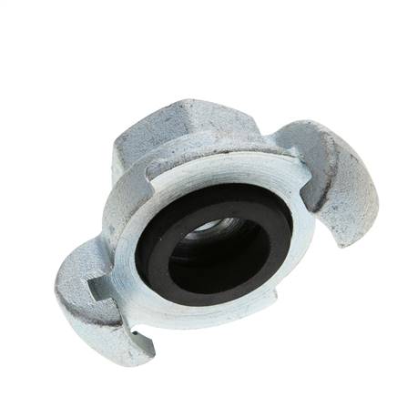 Hierro fundido DN 15 DIN 3489 Acoplamiento de garras giratorias Rp 3/8'' Hembra