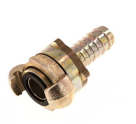 Hierro fundido DN 15 DIN 3238 Acoplamiento de garras giratorias 19 mm (3/4'') Lengüeta de manguera