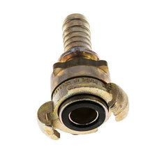 Acoplamiento de garras giratorias de hierro fundido DN 15 DIN 3238 Cuello de lengüeta de manguera de 19 mm (3/4'')