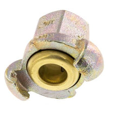 Hierro fundido DN 17 DIN 3489 Acoplamiento de garras giratorias Rp 3/4'' Hembra