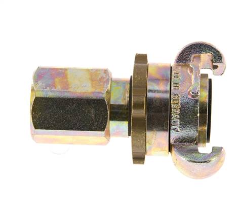 Hierro fundido DN 17 DIN 3238 Acoplamiento de garras giratorias G 3/4'' Hembra