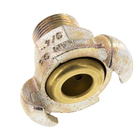 Hierro fundido DN 17 DIN 3489 Acoplamiento de garras giratorias G 3/4'' Macho