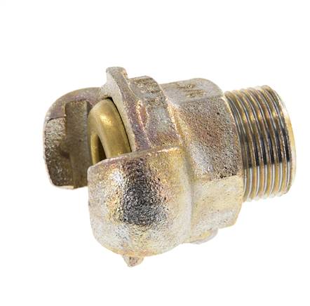 Hierro fundido DN 17 DIN 3489 Acoplamiento de garras giratorias G 3/4'' Macho