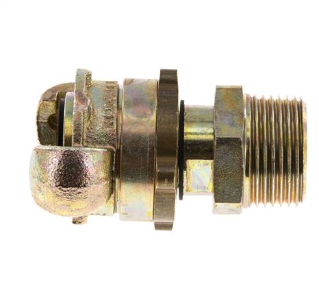 Hierro fundido DN 17 DIN 3238 Acoplamiento de garras giratorias G 1'' Macho