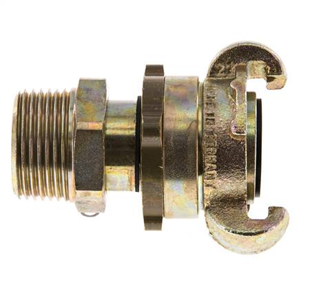 Hierro fundido DN 17 DIN 3238 Acoplamiento de garras giratorias G 1'' Macho