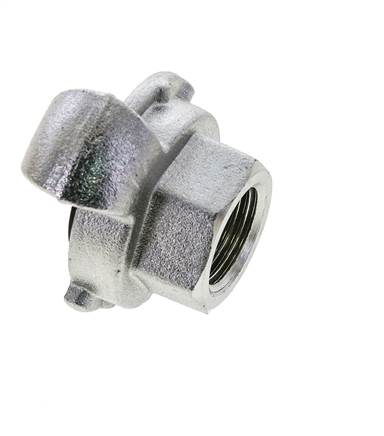 Hierro fundido DN 19 DIN 3489 Acoplamiento de garras giratorias Rp 1/2'' hembra
