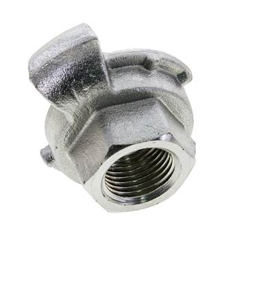 Hierro fundido DN 19 DIN 3489 Acoplamiento de garras giratorias Rp 1/2'' hembra