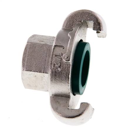 Acero inoxidable DN 19 DIN 3489 Acoplamiento de garras giratorias Rp 1/2'' hembra