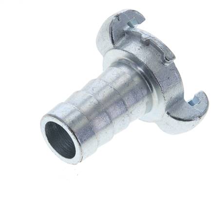 Hierro fundido DN 19 DIN 3489 Acoplamiento de garras giratorias Barra de manguera de 25 mm (1'')