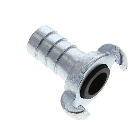 Hierro fundido DN 19 DIN 3489 Acoplamiento de garras giratorias Barra de manguera de 25 mm (1'')