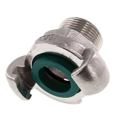 Acero inoxidable DN 19 DIN 3489 Acoplamiento de garras giratorias G 3/4'' Macho