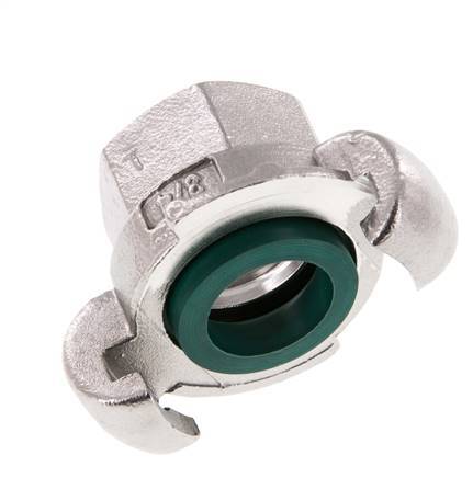 Acero inoxidable DN 20 DIN 3489 Acoplamiento de garras giratorias Rp 3/4'' hembra