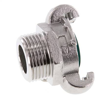 Acero inoxidable DN 20 DIN 3489 Acoplamiento de garras giratorias G 1'' Macho