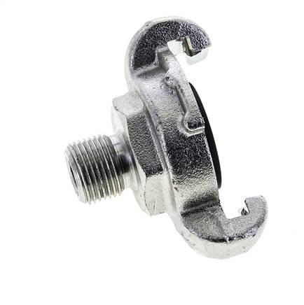 Hierro fundido DN 8.5 DIN 3489 Acoplamiento de garras giratorias G 3/8'' Macho