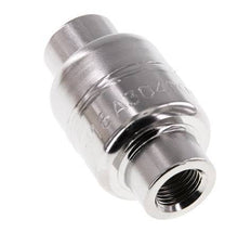 Válvula de retención G1/4'' de acero inoxidable 304 FKM (muelle ligero) 0,03-16bar - CLIS3E
