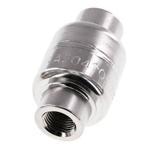 Válvula de retención G1/4'' de acero inoxidable 304 FKM (muelle ligero) 0,03-16bar - CLIS3E