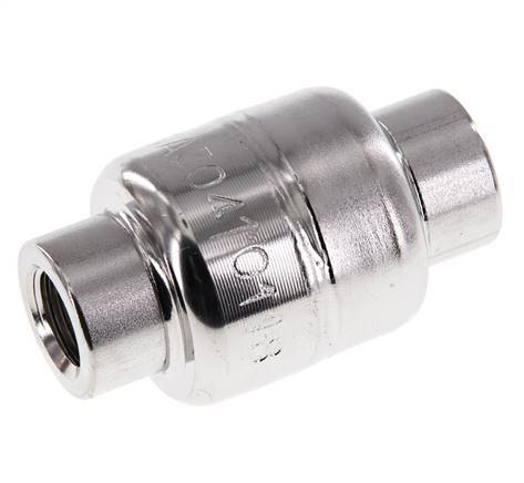Válvula de retención G1/4'' de acero inoxidable 304 FKM (muelle ligero) 0,03-16bar - CLIS3E