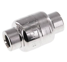 Válvula de retención G1/4'' de acero inoxidable 304 FKM (muelle ligero) 0,03-16bar - CLIS3E