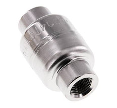 Válvula de retención G1/4'' de acero inoxidable 304 FKM (muelle ligero) 0,03-16bar - CLIS3E