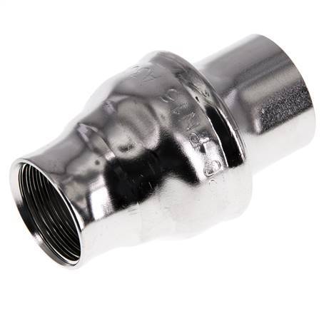 Válvula de retención G3/4'' de acero inoxidable 304 FKM (muelle ligero) 0,03-16bar - CLIS3E