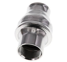 Válvula de retención G3/4'' de acero inoxidable 304 FKM (muelle ligero) 0,03-16bar - CLIS3E