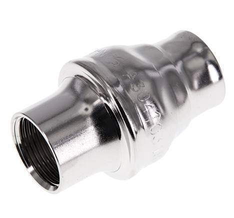 Válvula de retención G3/4'' de acero inoxidable 304 FKM (muelle ligero) 0,03-16bar - CLIS3E