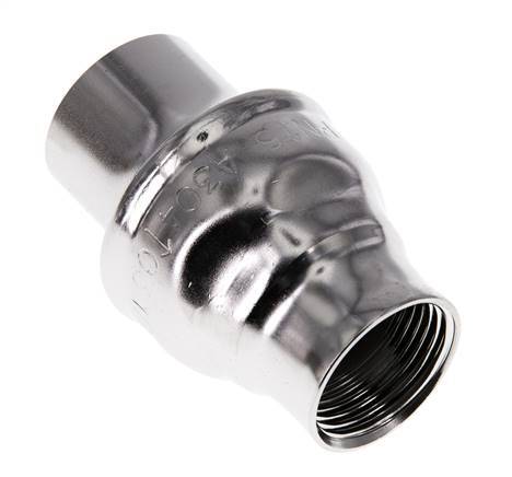 Válvula de retención G3/4'' de acero inoxidable 304 FKM (muelle ligero) 0,03-16bar - CLIS3E