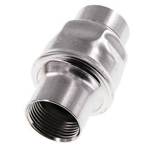 Válvula de retención G1'' de acero inoxidable 304 FKM (muelle ligero) 0,03-16bar - CLIS3E