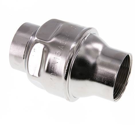 G1 Válvula de retención de 1/2'' de acero inoxidable 304 NBR 0,03-16bar