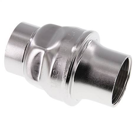 G1-1/4'' Válvula de retención de acero inoxidable 304 FKM (muelle ligero) 0,03-16bar - CLIS3E