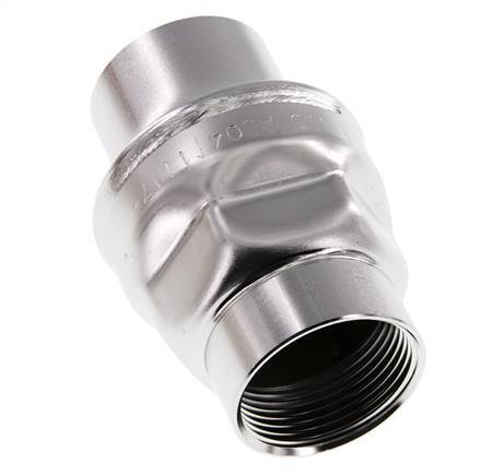 G1-1/4'' Válvula de retención de acero inoxidable 304 FKM (muelle ligero) 0,03-16bar - CLIS3E