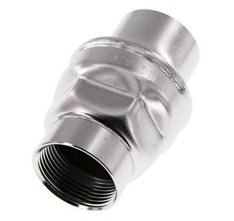G1-1/4'' Válvula de retención de acero inoxidable 304 FKM (muelle ligero) 0,03-16bar - CLIS3E