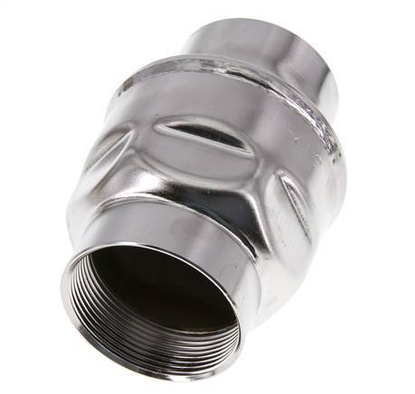 Válvula de retención G2'' de acero inoxidable 304 FKM (muelle ligero) 0,03-16bar - CLIS3E