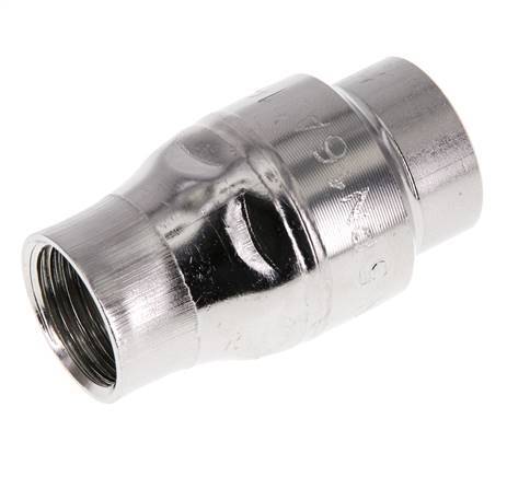 Válvula de retención G1/2'' Acero inoxidable 316 FKM (muelle ligero) 0,03-16bar - CLIS4E