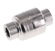 Válvula de retención G1/4'' Acero inoxidable 316 FKM (muelle ligero) 0,03-16bar - CLIS4E