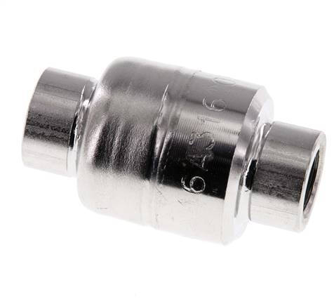 Válvula de retención G1/4'' Acero inoxidable 316 FKM (muelle ligero) 0,03-16bar - CLIS4E
