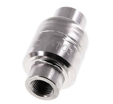 Válvula de retención G1/4'' Acero inoxidable 316 FKM (muelle ligero) 0,03-16bar - CLIS4E