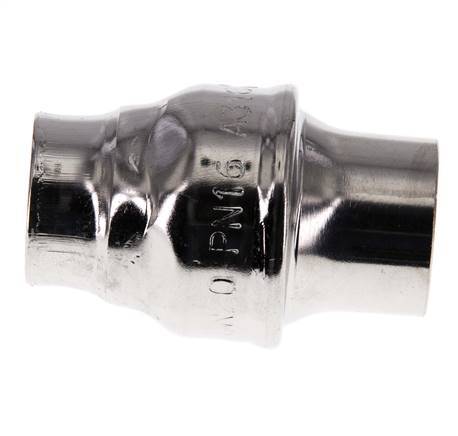 Válvula de retención G3/4'' Acero inoxidable 316 FKM (muelle ligero) 0,03-16bar - CLIS4E