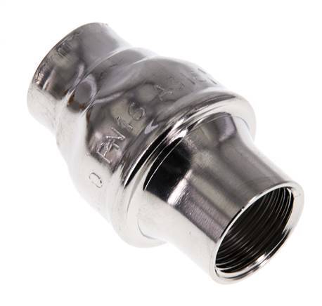 Válvula de retención G3/4'' Acero inoxidable 316 FKM (muelle ligero) 0,03-16bar - CLIS4E