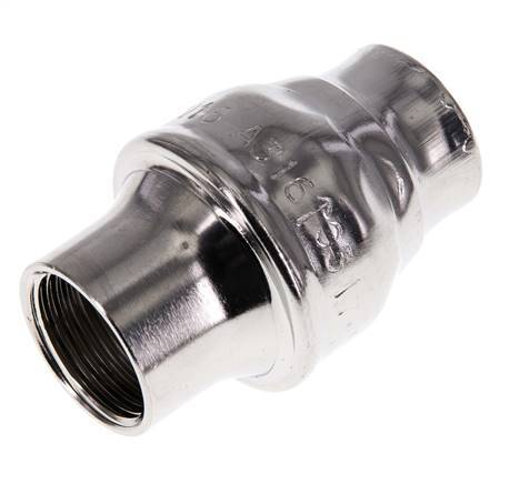 Válvula de retención G3/4'' Acero inoxidable 316 FKM (muelle ligero) 0,03-16bar - CLIS4E