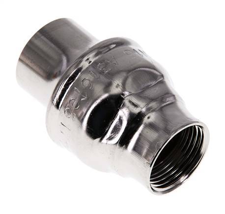 Válvula de retención G3/4'' Acero inoxidable 316 FKM (muelle ligero) 0,03-16bar - CLIS4E