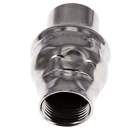 G3/4'' Acero Inoxidable 316 Válvula Antirretorno PTFE 0.03-16bar (0.44-232psi)