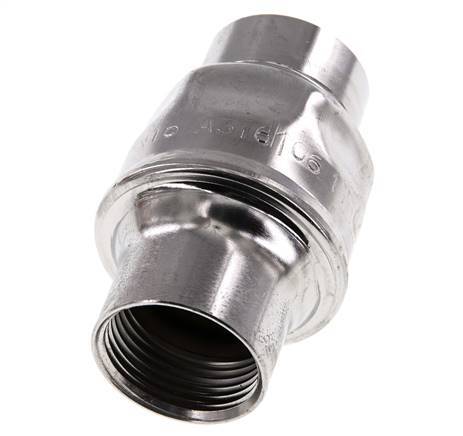 Válvula de retención G1'' Acero inoxidable 316 FKM (muelle ligero) 0,03-16bar - CLIS4E