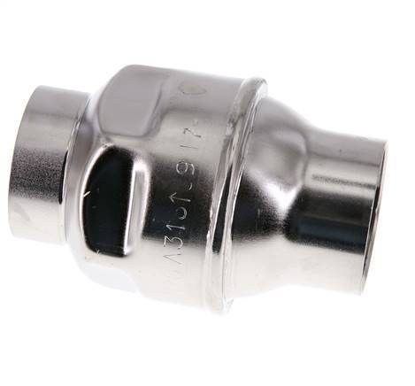 G1 1/2'' Acero Inoxidable 316 Válvula Antirretorno EPDM 0.03-16bar (0.44-232psi) - WRAS [6 Piezas]