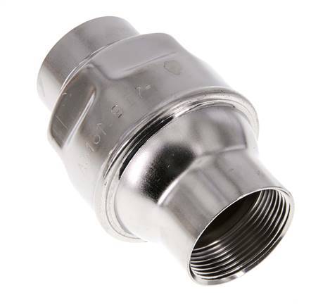 G1 1/2'' Acero Inoxidable 316 Válvula Antirretorno PTFE 0.03-16bar (0.44-232psi)